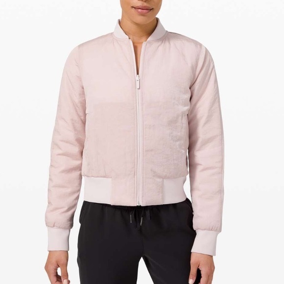 lululemon athletica Jackets & Blazers - Lululemon Non-Stop Bomber *Reversible - Sz 10
